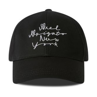 Axel Arigato Scribble New York Cap - unisex - Petten - Zwart - ONE Size - Katoen - Accessoires