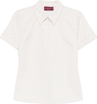 Gucci Shirts, female, Beige, Size: S Gucci Shirts Beige