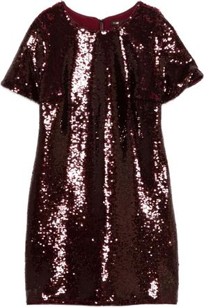 Maje Abito con paillettes - Rosso