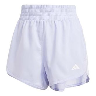 adidas (WMNS) adidas Pacer Training 3 Stripes Shorts Asia Sizing Purple JD2298