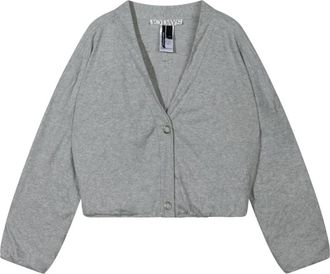 10 Days Oversize Cardigan - Dames - Vesten - Grijs - XS - Katoen - Truien & Vesten