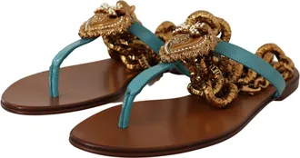 Dolce & Gabbana Devotion Flat - Blue