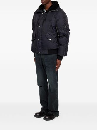 Maison Margiela Nylon Puffer Down Jacket - Black