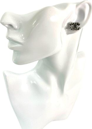 Chanel Plastic Stud Earrings (Pre-Owned)