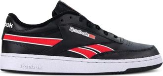 Reebok Sneakers Club C a righe - Nero