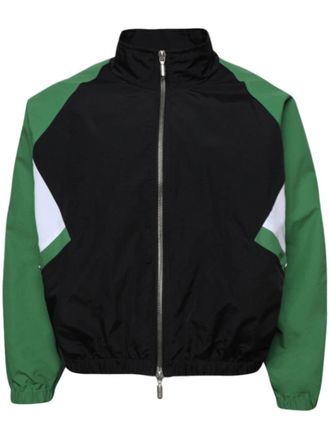 Rhude Giacca sportiva con design color-block - Verde