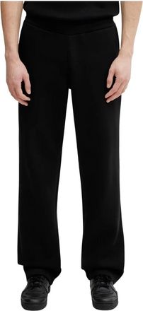 Daily Paper Clothing Mono Rib Trainingsbroeken - Heren - Sweatpants - Zwart - L - Katoen - Broeken