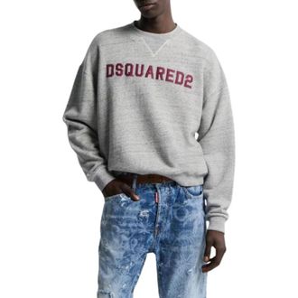 Dsquared2 Sweatshirts, male, Gray, Size: M Felpa