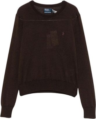 Polo Ralph Lauren Round-neck Truien - Dames - Ronde hals truien - Bruin - M - Truien & Vesten