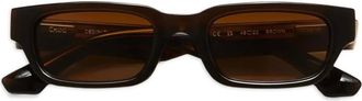 Chimi Eyewear 10 Core zonnebril met vierkant montuur - Bruin