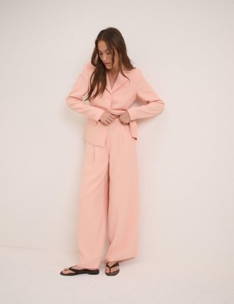 Nobody's Child Peach Wide Leg Trousers