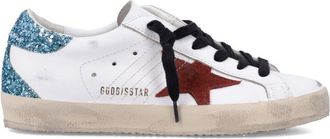Golden Goose White Lace Up Sneakers