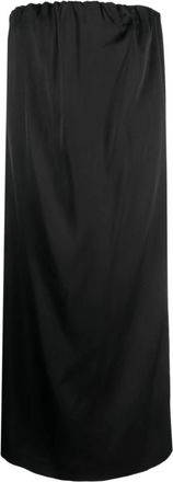 Loulou Studio Lange Jurk - Dames - Maxi Rokken - Zwart - XS - Polyester - Rokken