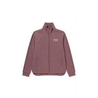 Freddy Felpa donna fondo asimmetrico con zip e collo alto