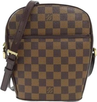 Louis Vuitton Pre-owned Damier Ipanema Schoudertas - Heren - Vintage Schoudertas - Bruin - ONE Size - Vintage