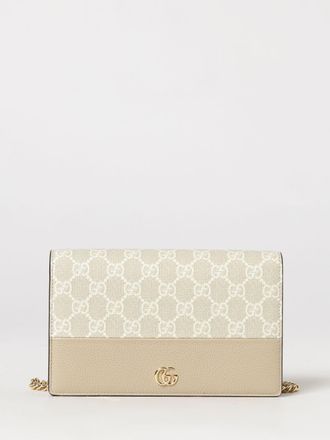 Gucci Borsa GG Marmont in tessuto GG Supreme e pelle a grana