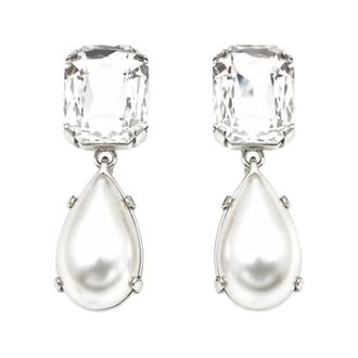 Perrine Taverniti Apolline Clip Oorbellen - Dames - Oorbellen - Wit - ONE Size - Accessoires