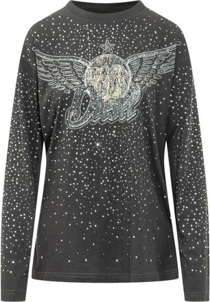 Diesel T-Edro-Crt-Ls-C - Dames - Longsleeves - Zwart - S - Katoen - Tops