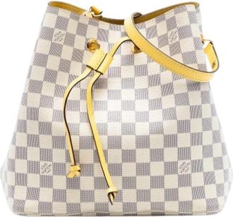 Louis Vuitton Pre-owned Neonoe - Dames - Vintage Tas - Wit - ONE Size - Leer - Vintage