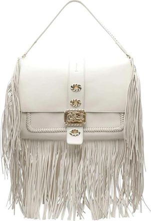 Burberry Medium Rider Bag - Dames - Handtassen - Wit - ONE Size - Leer - Tassen