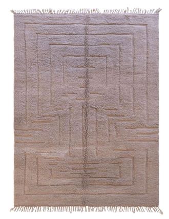 AFK Living Alfombra bereber con relieve de dise&ntilde;o 242 x 342 cm