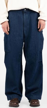 Société Anonyme cotton cargo jeans - unisex - Cotton - L - Blue