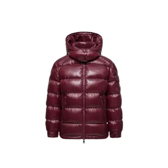Moncler Moncler Maire Hooded Short Down Jacket, Women, Red, Size: 00