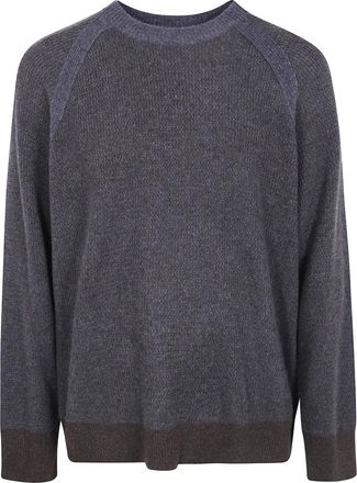 Ziggy Chen Su&eacute;ter Oversized con Mangas Ragl&aacute;n - Knitwear - Hombre - Gris - S