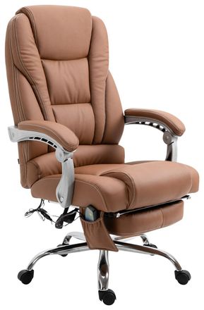 Clp Clp - Silla De Oficina Pacific Con Funci&oacute;n Masaje Marr&oacute;n Claro