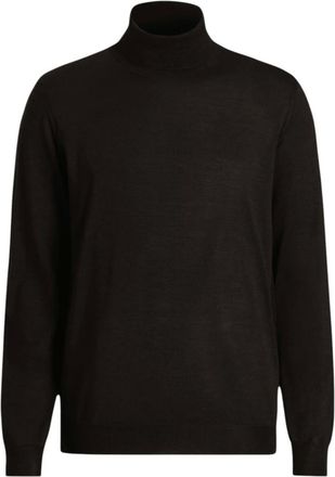 Oscar Jacobson Truien & Vesten, Heren, Zwart, M, Wol, Marcel Rullekrave