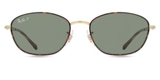 Ray-Ban RB3749 Polarized 927358 Womens Sunglasses Tortoiseshell Size 55