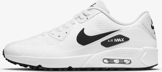 Nike Mens Nike Air Max 90 Golf CU9978-101 Sneaker White Lifestyle Shoes DWA2784