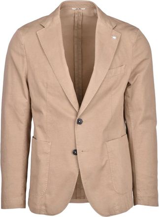 Manuel Ritz jasje - Heren - Blazers - Bruin - XL - Katoen - Jassen