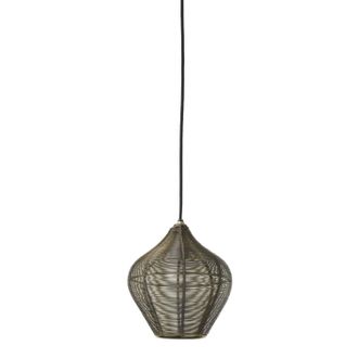 Light & Living L&aacute;mpara Colgante - Alvaro - Bronce - Metal - - Light&living