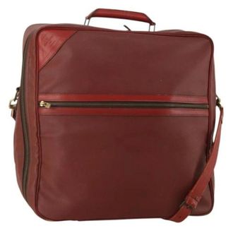 Louis Vuitton Pre-owned Boston Bag - Dames - Pre-owned - Rood - Maat: ONE Size Leer