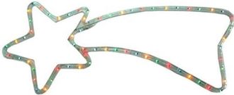 Trade Shop Trade Shop - Stella Cometa Luminosa 130 X 52 Cm Luce Incandescenza Multicolor Per Uso Esterno