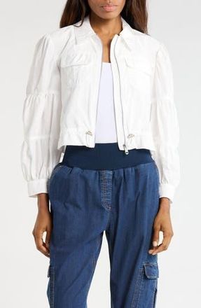 Cinq &agrave; Sept Melonia Jacket in White at Nordstrom Rack, Size Xx-Small
