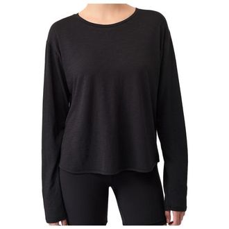 Mandala Open Back Long Sleeve Longsleeve f&uuml;r Damen | schwarz