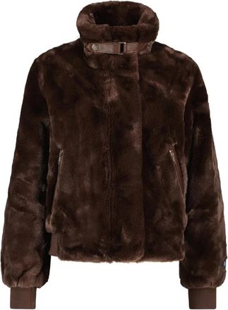 Rino&Pelle Ambra Jacket - Dames - Jassen - Bruin - M - Leer - Jassen