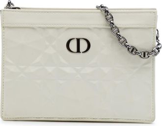 Dior Pre-owned Dior Macrocannage Diamond Calfskin Caro Every Pouch Ladies 0FK7KSK5SF7BAT9Q