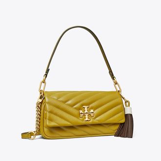 Tory Burch Kira Chevron Tassel Small Flap Shoulder Bag