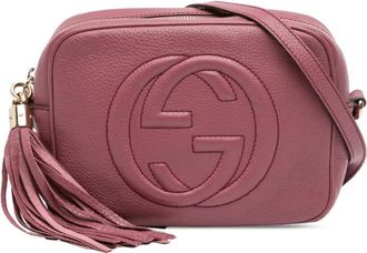 Gucci 2016-2025 Leather Soho Disco crossbody bag - Pink