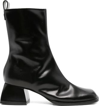 Nodaleto Laarzen met ritsdetail - Zwart