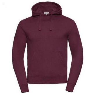 Russell Athletic Russell Heren Authentieke Hooded Sweatshirt / Hoodie (Bourgondi&euml;)