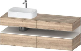 Duravit Qatego Consola Mueble Bajo Lavabo, 2 Extensiones, 2 - Duravit