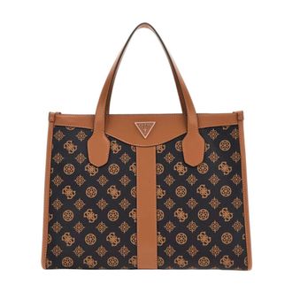 Guess Silvana Tote Bag - female - Guess - Shopping Bags - Brown - ONE SIZE - Bags