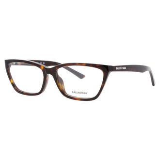 Balenciaga Ladies Brown Oval Eyeglass Frames Balenciaga-Bb0406O-002-59