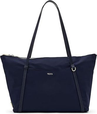 Tumi Q Tote Tote Handbags Indigo/Light Gold, Leather
