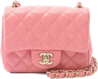 Chanel Borsa a mano matelassé mini 2021 - Rosa