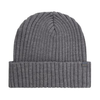 Paul & Shark Gorro de lana acanalado - Accessories - Hombre - Gris - ONE SIZE